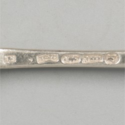 3-delig lot lepels & vork (Amsterdam, Johannes Schiotling 1762-1799) zilver.