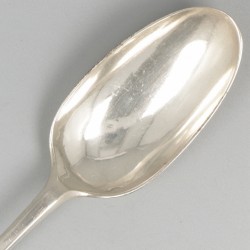 3-delig lot lepels & vork (Rotterdam, Balthasar Levit 1770-1801) zilver.