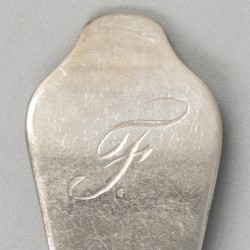3-delig lot lepels & vork (Rotterdam, Balthasar Levit 1770-1801) zilver.