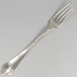 3-delig lot lepels & vork (Rotterdam, Balthasar Levit 1770-1801) zilver.