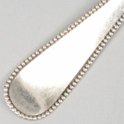 Groentelepel en juslepel zilver.