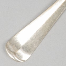 12-delige set visbestek Haags lofje zilver.