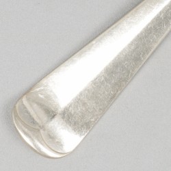 12-delige set visbestek Haags lofje zilver.