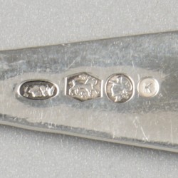4-delig lot schepwerk zilver.