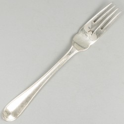 12-delige set visbestek zilver.