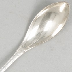 6-delige set theelepels zilver.
