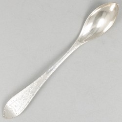 6-delige set theelepels zilver.