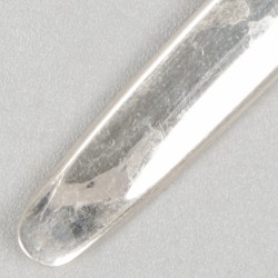 12-delige set dessertlepels ''model Jeunesse'' zilver.