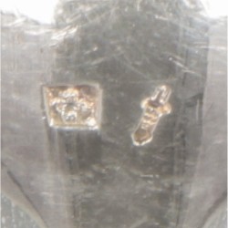 12-delige set theelepels ''model Jeunesse'' zilver.