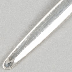 12-delige set theelepels ''model Jeunesse'' zilver.