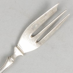12-delige set taartvorkjes zilver.