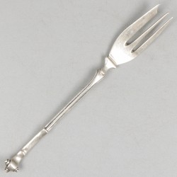 12-delige set taartvorkjes zilver.
