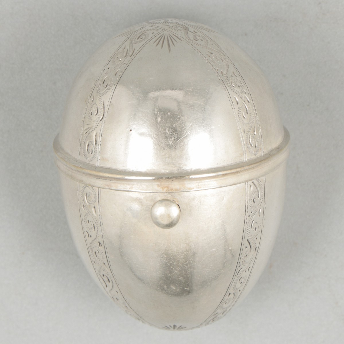 Rozenkransdoosje zilver.