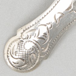 10-delige set theelepels zilver.