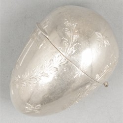 Rozenkransdoosje zilver.