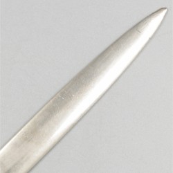 2 briefopeners zilver.