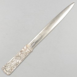 2 briefopeners zilver.
