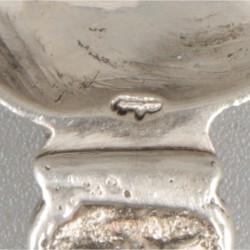 6-delig lot diverse bestekdelen zilver.