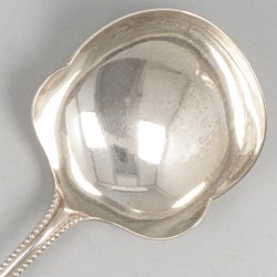 6-delig lot diverse bestekdelen zilver.