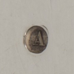 Luiertang zilver.