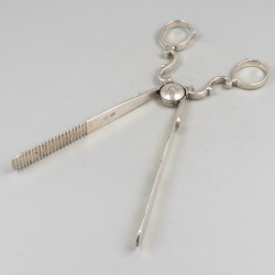 Luiertang zilver.