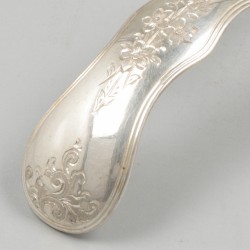 2-delige set compotelepels zilver.