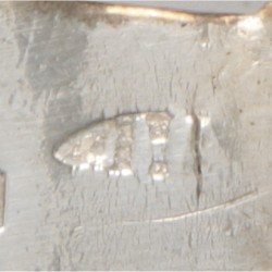 2-delig lot roomlepels zilver.