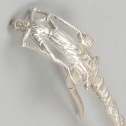 2-delig lot roomlepels zilver.