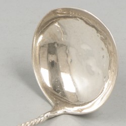 2-delig lot roomlepels zilver.