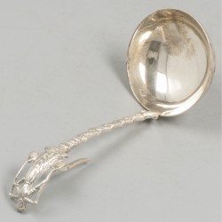 2-delig lot roomlepels zilver.