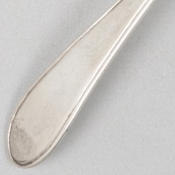 11-delig lot diverse zoutlepels, mosterdlepels en cocktailvorkjes zilver.
