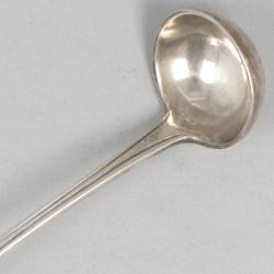 11-delig lot diverse zoutlepels, mosterdlepels en cocktailvorkjes zilver.