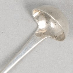11-delig lot diverse zoutlepels, mosterdlepels en cocktailvorkjes zilver.
