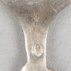 11-delig lot diverse zoutlepels, mosterdlepels en cocktailvorkjes zilver.