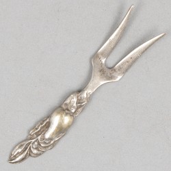 11-delig lot diverse zoutlepels, mosterdlepels en cocktailvorkjes zilver.