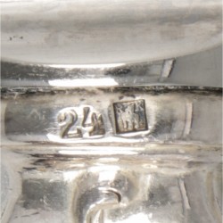 61-delige bestekcassette (Reneka) verzilverd.