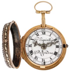 Fres Esquivillon & Dechoudens Snek Spillegang - zakhorloge - ca. 1780.