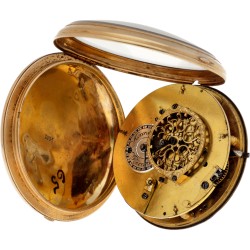 Antieke Snek Spillegang - Heren zakhorloge - ca. 1840.