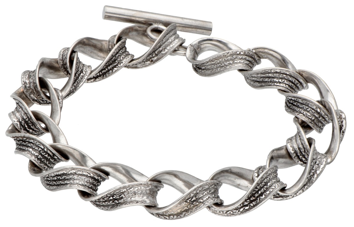 Sterling zilveren Zweedse design armband.