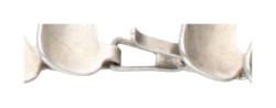 Sterling zilveren Zweeds modernistisch collier door Atelier Borgila, 1956.