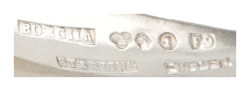 Sterling zilveren Zweeds modernistisch collier door Atelier Borgila, 1956.