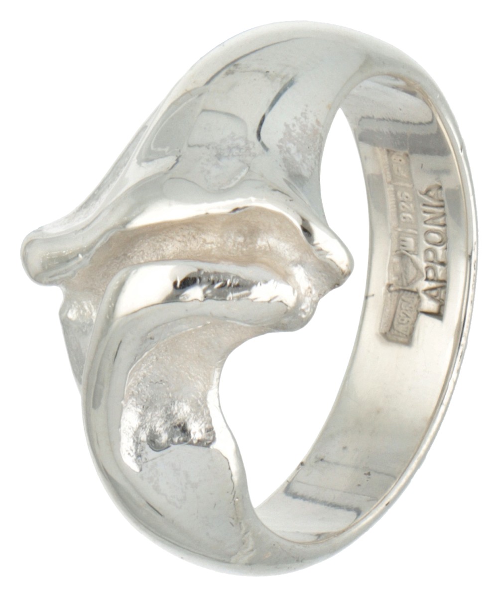 Sterling zilveren Lapponia design ring.