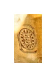 14 kt. Bicolor gouden flexibele ring bezet met ca. 0.15 ct. diamant.