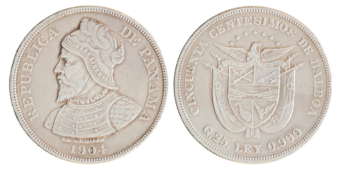 Panama. 50 Centesimos. 1904.