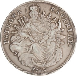 German states. Bavaria. Maximilian III Joseph. Thaler - Konventions. 1762.