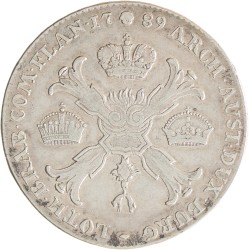 Kronenthaler. Brabant. Brussel. Joseph II. 1789. Zeer Fraai.