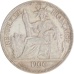 French Indochina. Piastre. 1906 A.