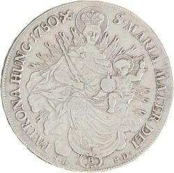 Hungary. Habsburg empire. Maria Theresia. Thaler. 1780 B.