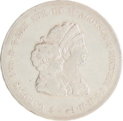Italian states. Tuscany. Carlo Ludovico di Borbone and Maria Luigia. 10 Lire. 1807.