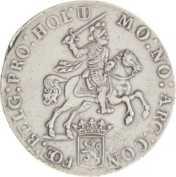 Dukaton of zilveren rijder. Holland. 1793. Zeer Fraai +.